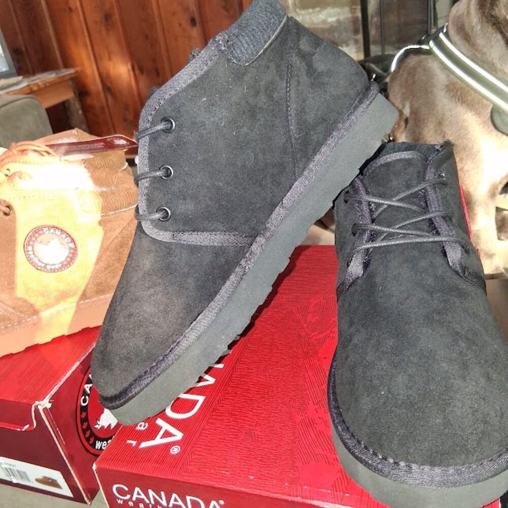 Canada Weather Gear Black Hamilton Waterproof Boots Women's Sz 9M NWT
